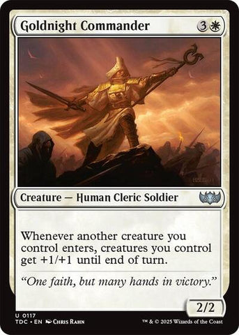 Goldnight Commander (Commander: Tarkir: Dragonstorm) Near Mint