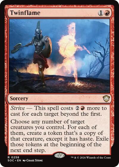 Twinflame (Commander: Secrets of Strixhaven) Near Mint