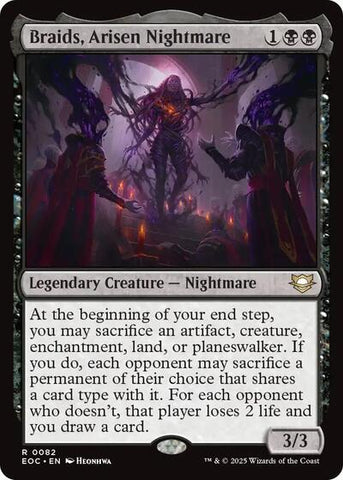 Braids, Arisen Nightmare (Commander: Edge of Eternities) Near Mint