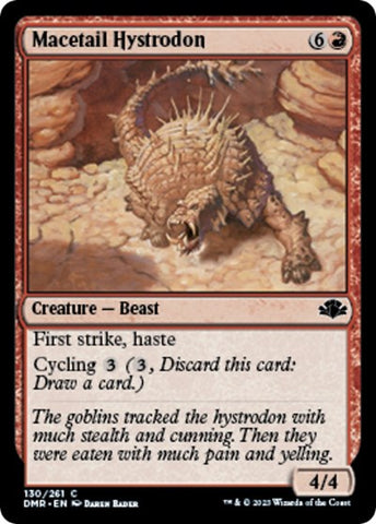 Macetail Hystrodon (Dominaria Remastered) Near Mint Foil