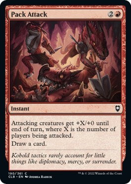 Pack Attack (Commander Legends: Battle for Baldur's Gate) Near Mint Foil