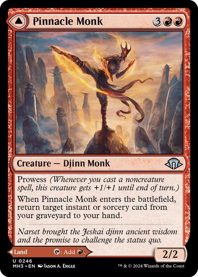 Pinnacle Monk (Modern Horizons 3) Near Mint Foil