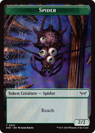 Spider Token (Duskmourn: House of Horror) Near Mint