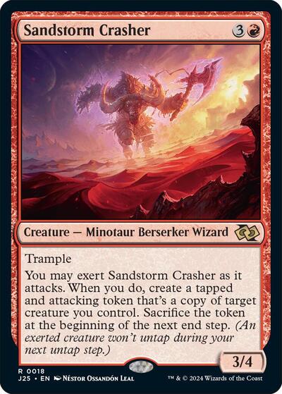 Sandstorm Crasher (Foundations Jumpstart) Near Mint