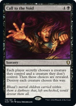 Call to the Void (Commander Legends: Battle for Baldur's Gate) Near Mint Foil