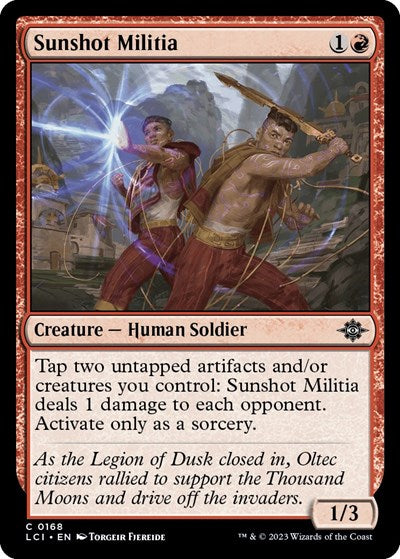 Sunshot Militia (The Lost Caverns of Ixalan) Near Mint Foil