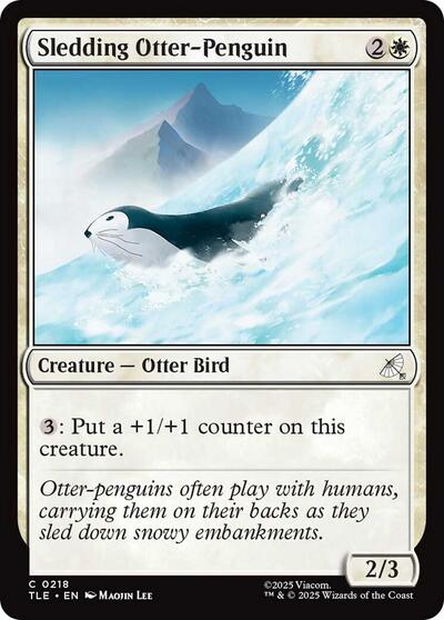 Sledding Otter-Penguin (Avatar: The Last Airbender: Eternal-Legal) Near Mint