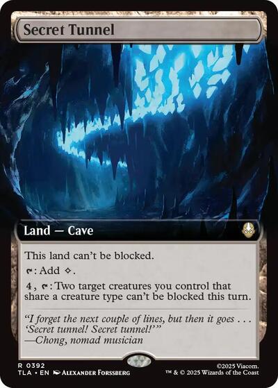 Secret Tunnel (Extended Art) (Avatar: The Last Airbender) Near Mint