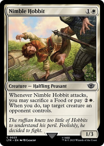 Nimble Hobbit (Universes Beyond: The Lord of the Rings: Tales of Middle-earth) Near Mint