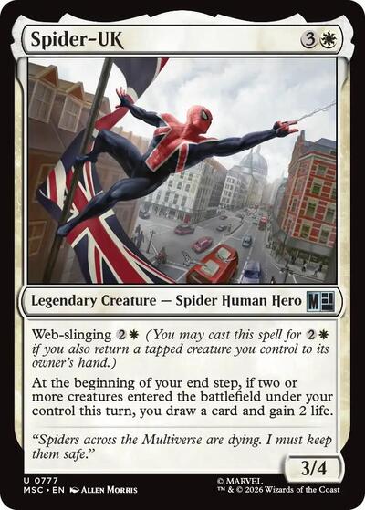 Spider-UK (Commander: Marvel Super Heroes) Near Mint