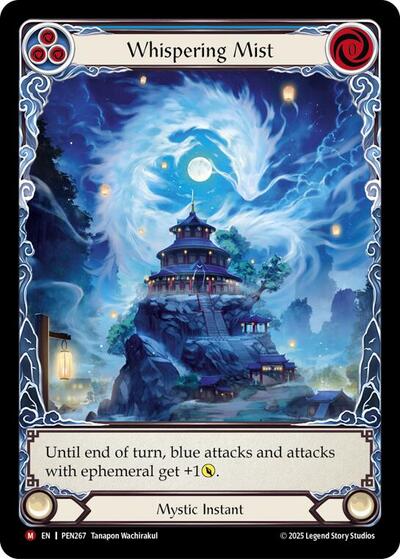 Whispering Mist (Blue) (Extended Art) (Compendium of Rathe) Near Mint Foil