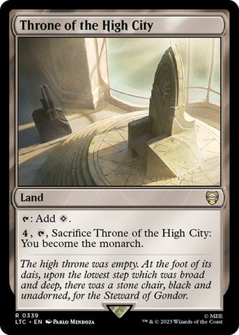 Throne of the High City (Commander: The Lord of the Rings: Tales of Middle-earth) Near Mint