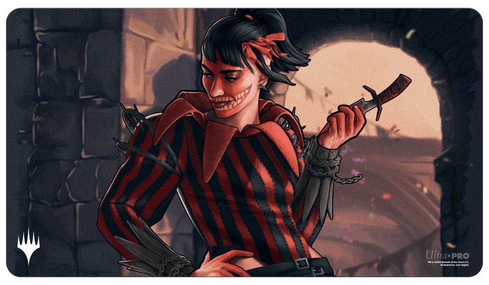 Murders at Karlov Manor Massacre Girl, Known Killer Standard Gaming Playmat for Magic: The Gathering