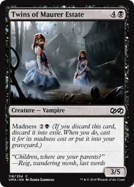 Twins of Maurer Estate (Ultimate Masters) Near Mint Foil