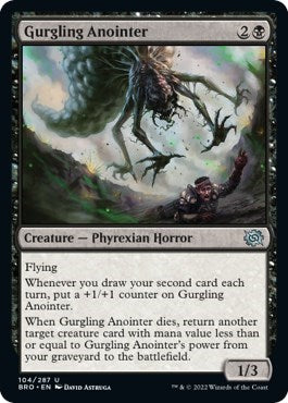 Gurgling Anointer (The Brothers' War) Light Play Foil