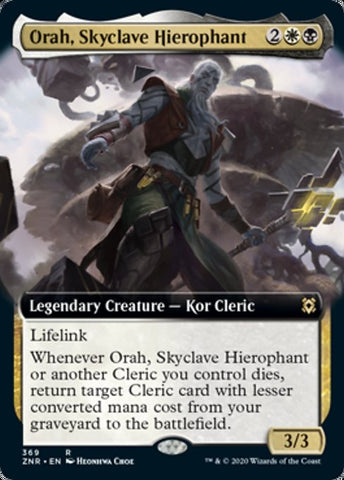 Orah, Skyclave Hierophant (Extended Art) (Zendikar Rising) Near Mint Foil