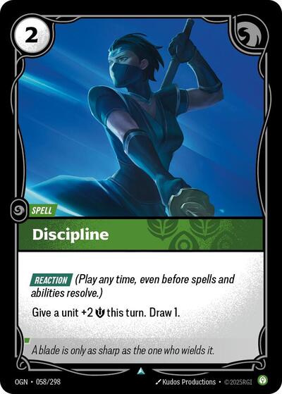 Discipline (Origins) Near Mint Foil
