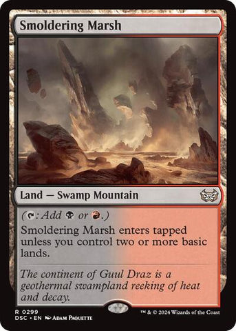Smoldering Marsh (Commander: Duskmourn: House of Horror) Near Mint