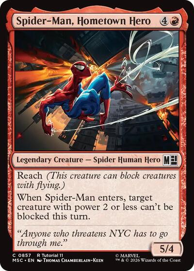Spider-Man, Hometown Hero (Commander: Marvel Super Heroes) Near Mint