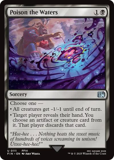 Poison the Waters (Universes Beyond: FINAL FANTASY) Near Mint Foil