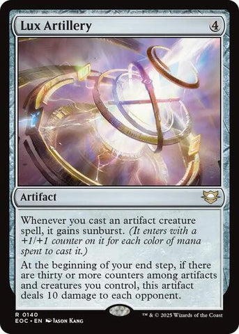 Lux Artillery (Commander: Edge of Eternities) Near Mint