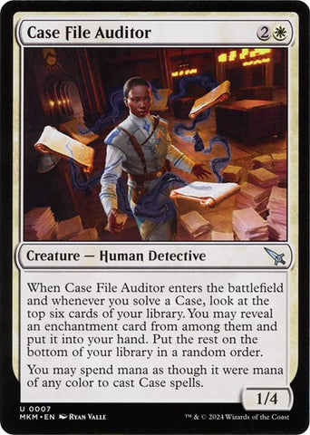 Case File Auditor (b) (Murders at Karlov Manor) Near Mint
