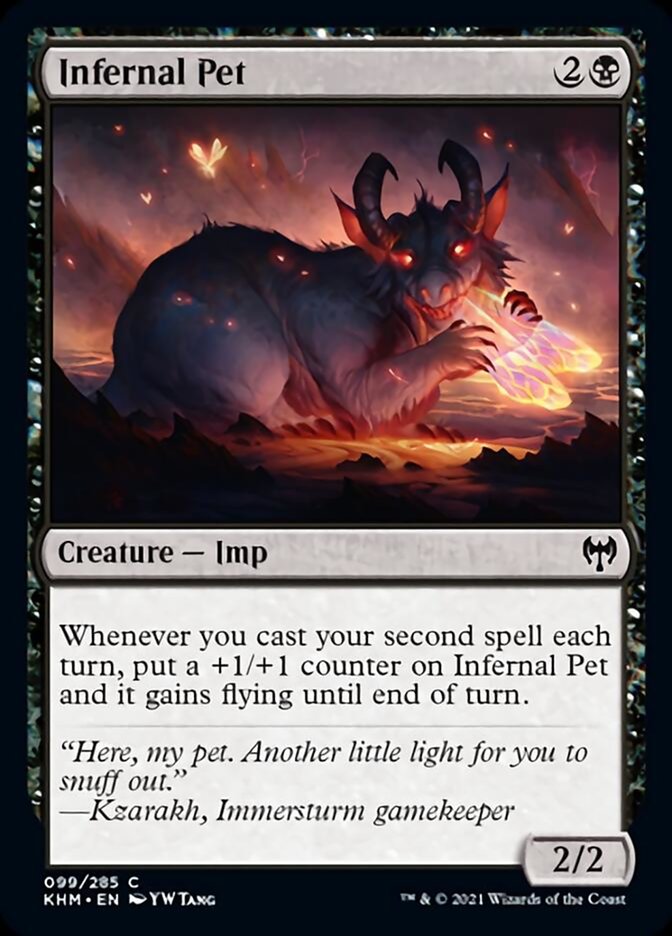 Infernal Pet (Kaldheim) Near Mint Foil