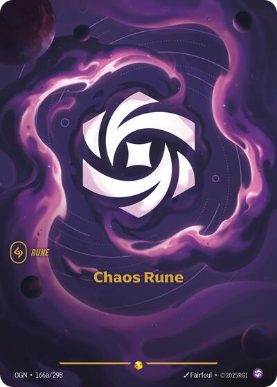 Chaos Rune (Alternate Art) (Origins) Near Mint Foil