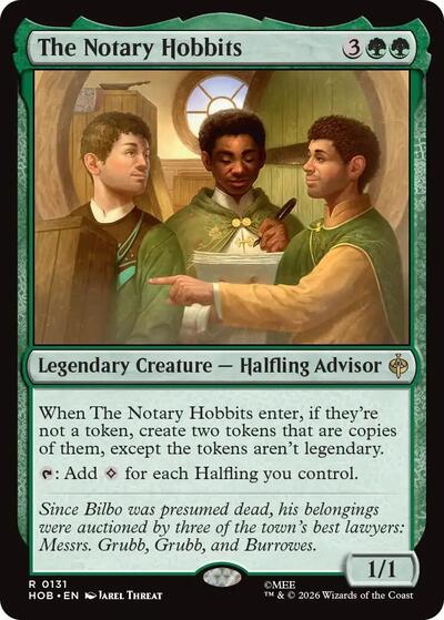 The Notary Hobbits (The Hobbit) Near Mint Foil