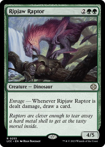 Ripjaw Raptor (Commander: The Lost Caverns of Ixalan) Near Mint
