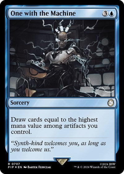 One with the Machine (Surge Foil) (Universes Beyond: Fallout) Near Mint Foil