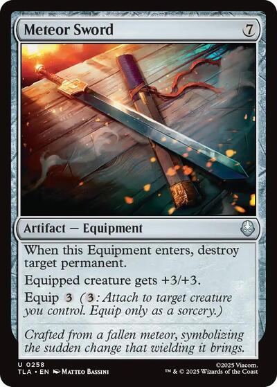 Meteor Sword (Avatar: The Last Airbender) Near Mint Foil