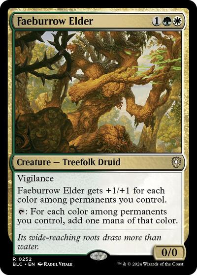 Faeburrow Elder (Commander: Bloomburrow) Near Mint