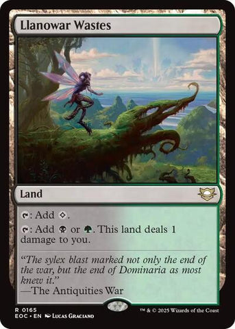 Llanowar Wastes (Commander: Edge of Eternities) Near Mint