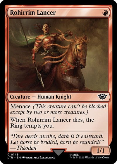 Rohirrim Lancer (Universes Beyond: The Lord of the Rings: Tales of Middle-earth) Near Mint Foil