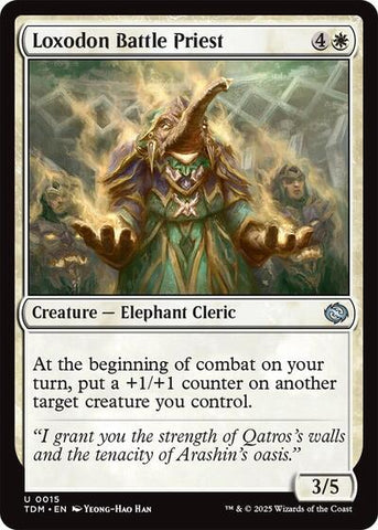 Loxodon Battle Priest (Tarkir: Dragonstorm) Near Mint Foil