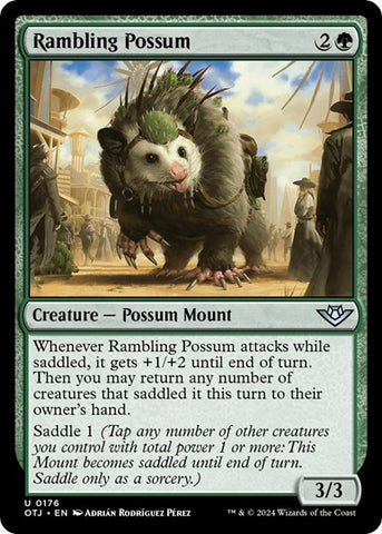 Rambling Possum (Outlaws of Thunder Junction) Near Mint