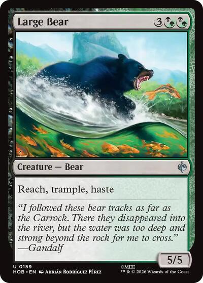 Large Bear (The Hobbit) Near Mint Foil