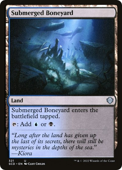 Submerged Boneyard (Commander 2022 Starter Decks) Near Mint