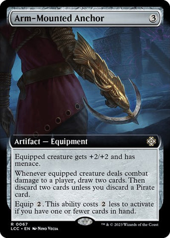Arm-Mounted Anchor (Extended Art) (Commander: The Lost Caverns of Ixalan) Near Mint