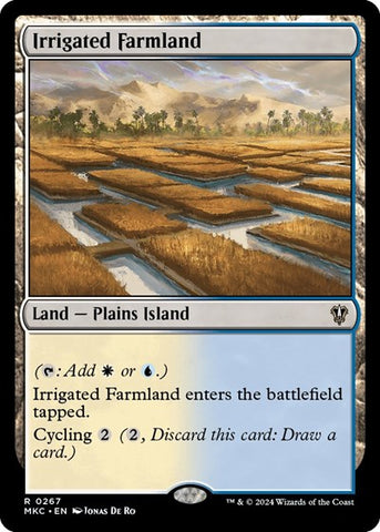 Irrigated Farmland (Commander: Murders at Karlov Manor) Near Mint