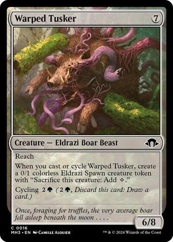 Warped Tusker (Modern Horizons 3) Near Mint Foil