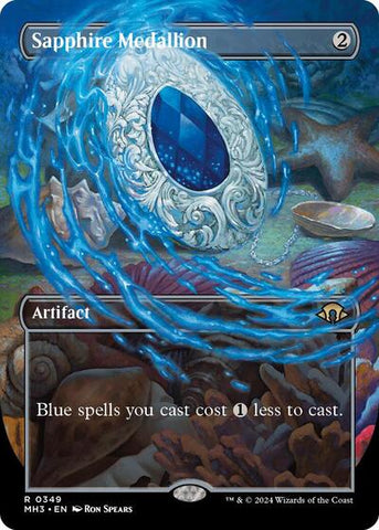 Sapphire Medallion (Borderless) (Modern Horizons 3) Near Mint