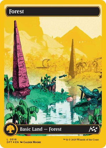Forest (0516) (First-Place Foil) (Aetherdrift) Near Mint Foil
