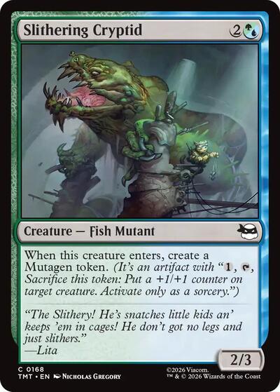 Slithering Cryptid (Teenage Mutant Ninja Turtles) Near Mint Foil