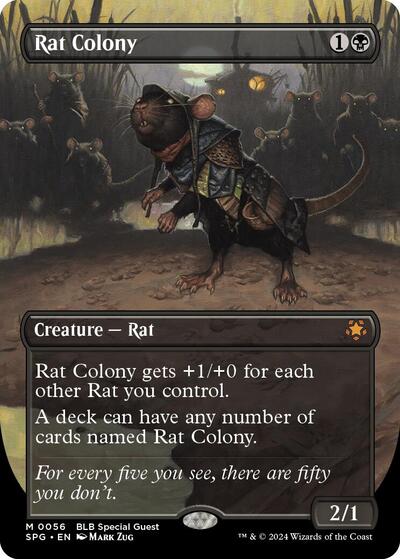 Rat Colony (Borderless) (Special Guests) Near Mint