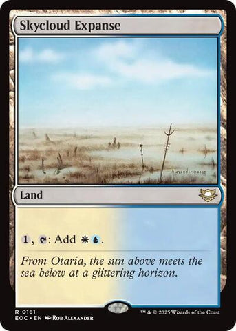 Skycloud Expanse (Commander: Edge of Eternities) Near Mint