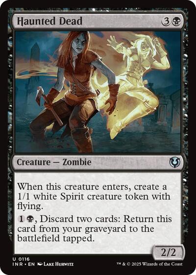 Haunted Dead (Innistrad Remastered) Light Play Foil