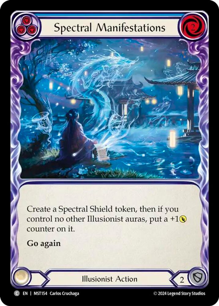 Spectral Manifestations (Blue)