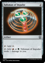 Talisman of Impulse (Commander: Modern Horizons 3) Near Mint